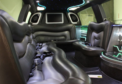 Inside Hummer H2 Limo Hire Derby Hummer Limo Derby